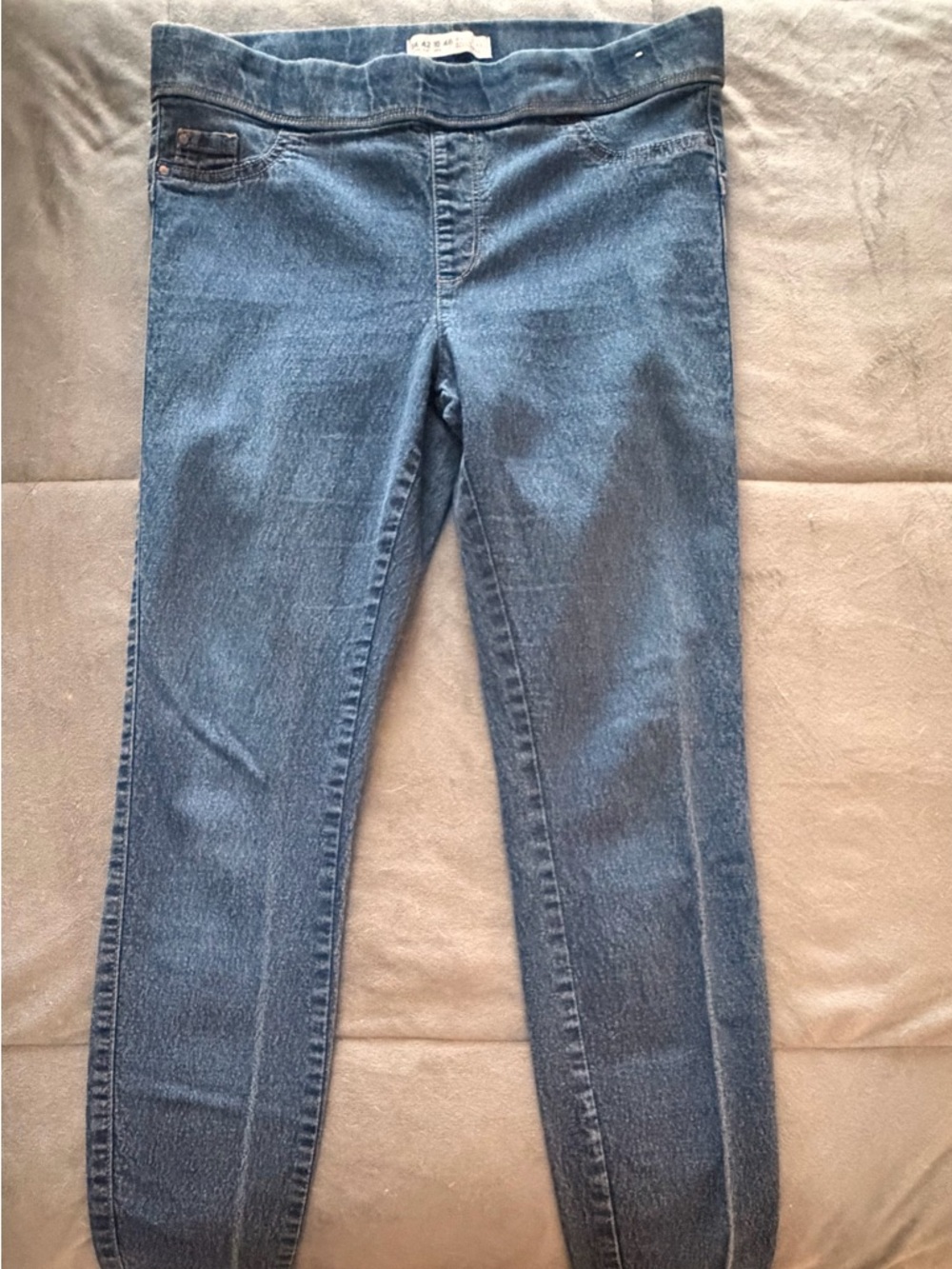 Denim&Co Blue Stretch Jeggings - Slim Fit